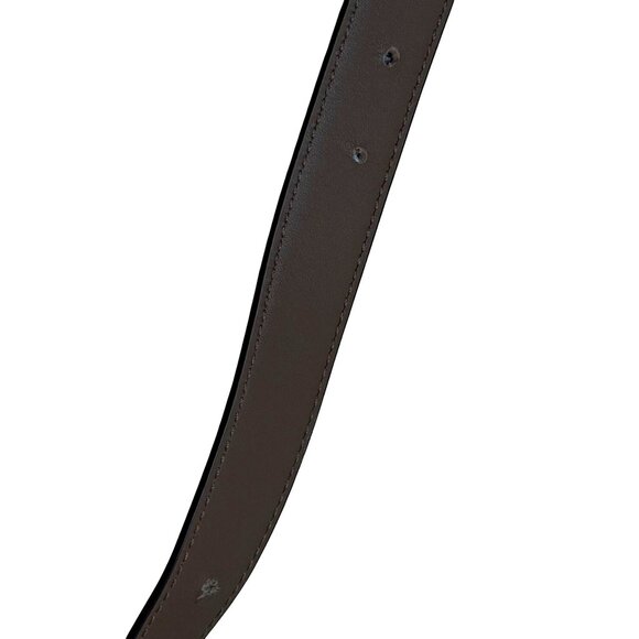 Coach Horse and Carriage Signature Buckle Belt White 78181 Chalk LARGE - Picture 9 of 9